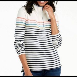 LLBean small striped pullover